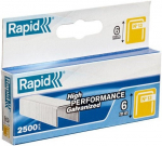 Segtukų kabės Rapid 11830725, 6 mm x 10.6 mm, 2500 vnt.