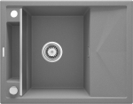 Virtuvinė plautuvė Deante Magnetic ZRM S11A, granitas, 64 cm x 50 cm x 20.5 cm, pilka sp.