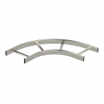 Sujungimas kopėčioms MEKA KS90-300 R=300 HDG, 75 cm x 75 cm x 6 cm