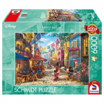 Dėlionė Schmidt Mickey & Minnie in Mexico 57397, 136 cm x 96 cm, 6000 vnt., įvairių spalvų