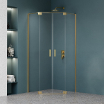 Du&scaron;o kabina Magnifity Versa, 3-sienų, penkiakampė, be padėklo, 80 cm x 80 cm x 200 cm