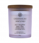 Žvakė, aromatinė Chesapeake Bay Chesapeake Bay Joy + Laughter, 96 g, Violetinė