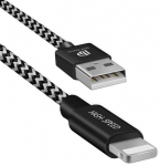 Laidas Dux Ducis, USB/Apple Lightning, juoda