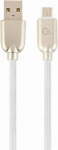 Laidas Gembird USB To Micro USB Premium USB 2.0, Micro USB, 2 m, balta sp.