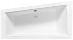 Vonia, įmontuojama Besco Intima Right 150, 150 cm x 85 cm x 41.5 cm, asimetrinė, balta sp.