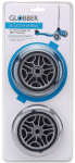 Priedas paspirtukams, ratukai Globber Wheel Set, skaidri sp./juoda sp./pilka sp.