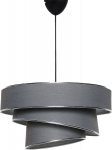 &Scaron;viestuvas kabinamas Opviq Couper 390FLH1692, E27, 1 x 60 W, sidabro sp./antracito sp.