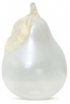 Dekoratyvinė stiklo figūrėlė 02, balta sp., 11 cm x 11 cm x 15 cm