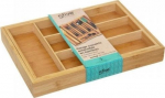 Stalčiaus organizavimo įdėklas 5five Bamboo, 34 cm x 25 cm x 4.5 cm, bambukas, ruda sp.