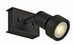 &Scaron;viestuvas lubų ir sienų SLV Puri 1, GU10, 1 x 50 W, juoda sp.