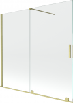 Vonios sienelė Mexen Velar II, 150 cm x 170 cm, brushed gold/grūdintas