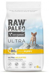 Sausas &scaron;unų maistas VetExpert Raw Paleo Ultra Mini Puppy, kalakutiena, 8 kg