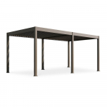 Pavėsinė Pergola Elegance Automatic, 600 x 256 cm, rusvai pilki sp.