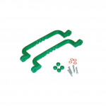 Rankenėlių rinkinys vaikų žaidimo aik&scaron;telei 4IQ, 25 cm x 7.5 cm, žalia sp.