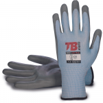 Darbo pir&scaron;tinės atsparios įpjovimui Tomas Bodero 418TFLN, suaugusiems, pilka/žydra, 7