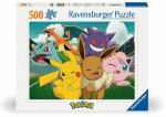 Dėlionė Ravensburger Pokemon, 36 cm x 49 cm, 500 vnt., įvairių spalvų