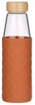Gertuvė, oranžinė sp., stiklas/silikonas, 0.5 l