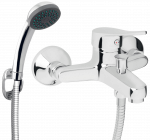 Vonios mai&scaron;ytuvas su du&scaron;o komplektu Ferro Deco, chromo