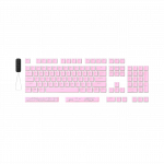 Klaviatūros dangtelių rinkinys HyperX Pudding Double Shot PBT, rožinė
