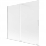 Vonios sienelė Mexen Velar, 170 cm x 150 cm, balta sp./grūdintas