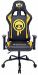 Žaidimų kėdė Subsonic Brawl Stars, 53 x 49 x 123 - 133 cm, juoda sp./geltona sp.