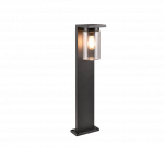 Pastatomas lauko &scaron;viestuvas Trio Ardila, 40W, E27, IP44, juoda sp., 16 cm x 65 cm