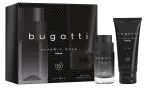 Dovanų komplektas vyrams Bugatti Dynamic Move Black, 2 vnt.