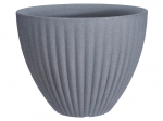 Gėlių vazonas Loto 078458, plastikinis, 39 cm x 39 cm, &Oslash; 39 cm, pilka sp.