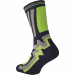 Kojinės vyrams Cerva Knoxfield Long, juoda/geltona, 43-44 dydis