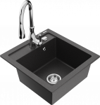 Plautuvė su virtuviniu mai&scaron;ytuvu Mexen Vito, granitas, 49 cm x 52 cm x 21 cm, granito sp.