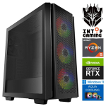 Stacionarus kompiuteris Intop Ryzen 5 7600X, 1 TB, DDR5 64 GB, SSD 1 TB, NVIDIA GeForce RTX 5050 8 GB GDDR6, Windows 11 Pro