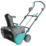 Akumuliatorinis sniego valytuvas Besk 2x20V, 1000 W, 51 cm