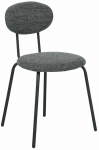 Valgomojo kėdė Home4you Kira 40946, matinė, tamsiai pilka sp., 53 cm x 47 cm x 79.5 cm