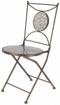 Lauko kėdė, mėlyna sp., 53.2 cm x 41.6 cm x 91 cm
