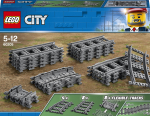 Konstruktorius LEGO City Bėgiai ir posūkiai 60205, 20 vnt.