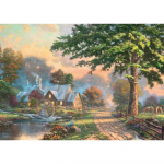 Dėlionė Schmidt Thomas Kinkade Studios: At The Old Mill Stream, 1000 vnt.