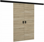 Durys ADRK Toppo 126, stumdomosioms vidaus durims, 205 cm x 264 cm, ruda sp.