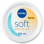 Kūno kremas Nivea Soft Daily UV, SPF15, 100 ml