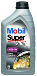 Variklių alyva Mobil Super2000 10W - 40, pusiau sintetinis, 1 l