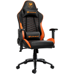 Žaidimų kėdė Cougar Gaming Outrider, 57 x 52 x 117 - 123 cm, juoda sp./oranžinė sp.