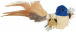 Mink&scaron;tas žaislas katėms Trixie Bird 45765, mėlyna sp./smėlio sp.