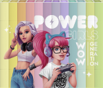 Flomasteriai Kids Euroswan WoW Generation, dvipusiai, įvairių spalvų, 12 vnt.