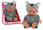 Lėlė - kūdikis Lean Toys Koala Take Me Homa, 21 cm, pilka