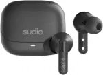 Belaidės ausinės Sudio C8 C8BLK, juoda sp.