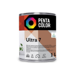 Dispersiniai dažai Pentacolor Ultra 7, balta sp., 1 l