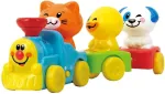 Edukacinis traukinukas PlayGo, 10 cm, įvairių spalvų
