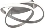&Scaron;viestuvas lubų Reality Course R62051107, LED, 3000 &deg;K, 1 x 18 W, balta sp. / chromo sp., 45 x 45 x 18,8 cm