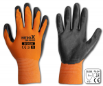 Darbo pir&scaron;tinės pir&scaron;tuotos Nitrox RWNO11, suaugusiems, juoda/oranžinė, 11, 6 vnt.