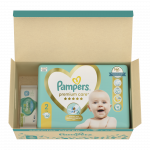 Sauskelnės Pampers Premium Care, 2 dydis, 4 - 8 kg, 136 vnt.