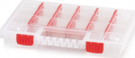 Įrankių dėžė Prosperplast KNO35255T, 34.4 cm x 24.9 cm x 5 cm, skaidri sp.